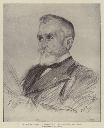 M Emile Loubet, President of the French Republic by Charles Paul Renouard